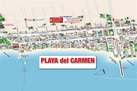 playa del carmen 5th ave|playa del carmen tourist map.